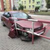 Wypadek w Namysłowie na ulicy Łączanskiej