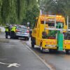 Ford w rowie w Kotorzu Małym. Dwóch nietrzeźwych mężczyzn zatrzymanych