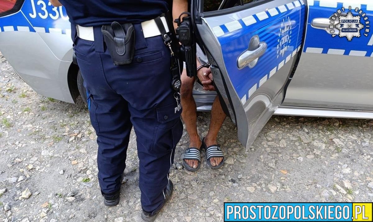 Pościg za nietrzeźwym kierowcą w Szumiradzie. 37-latek zatrzymany przez policję w powiecie kluczborskim