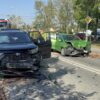 Wypadek na ul. Wrocławskiej w Opolu – zderzenie czterech samochodów, dwie osoby ranne