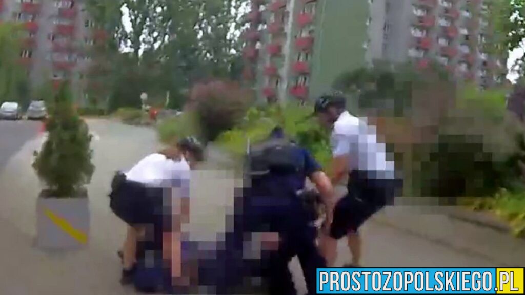 Atak nożownika na policjantkę w centrum Opola