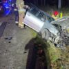 Wypadek na DK45 w miejscowości Grabie. Kierowca volkswagena trafił do szpitala