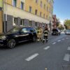 Wypadek w Opolu: Zderzenie BMW i Opla na skrzyżowaniu Reymonta i Kościuszki. Dwie osoby zabrane do szpitala