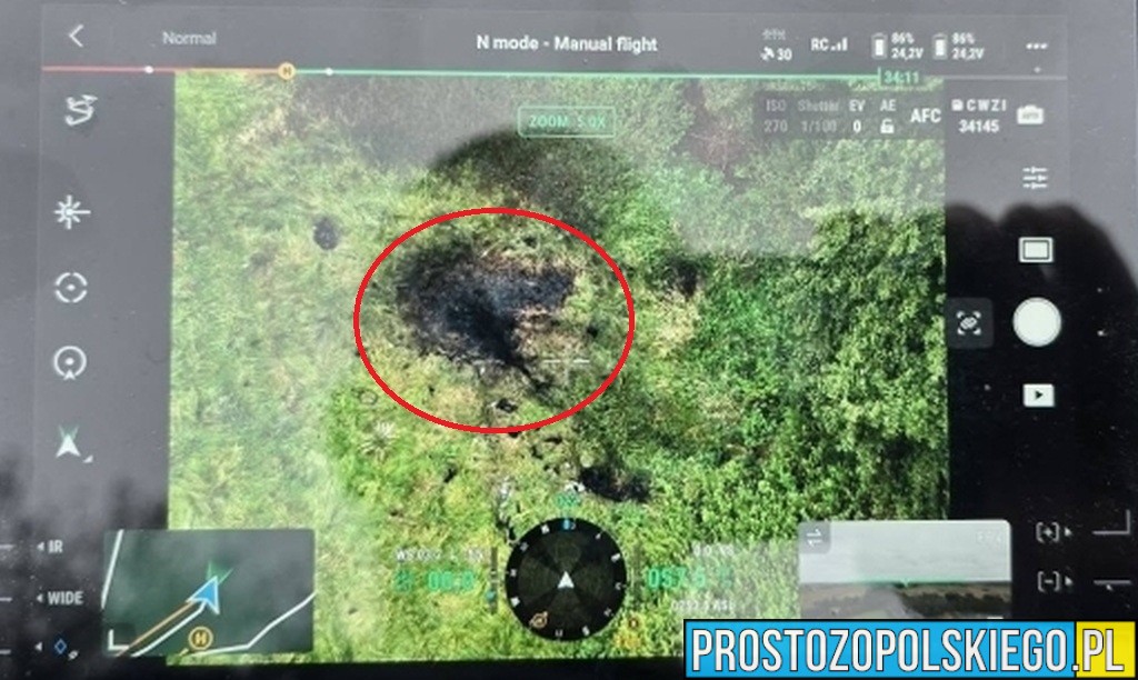 Silny wybuch w lesie między Niwnicą a Hajdukami Nyskimi. Policja wyjaśnia co się stało?