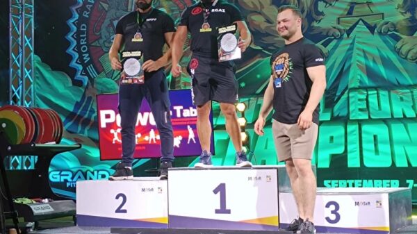Marcin Oleksy z Opola mistrzem Europy w trójboju siłowym WRPF