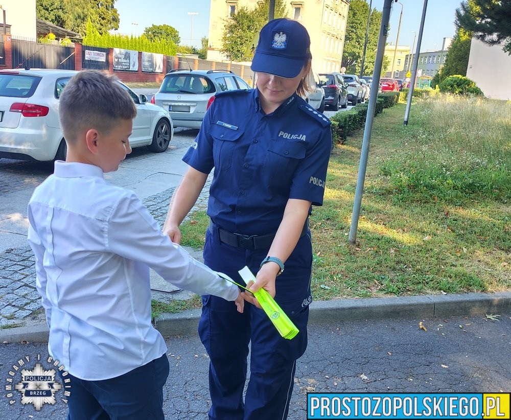 bezpieczna droga do szkoły, akcja policyjna, policja przy szkołach, prewencyjna akcja policji, policja przy przejściach, policja koło szkół,