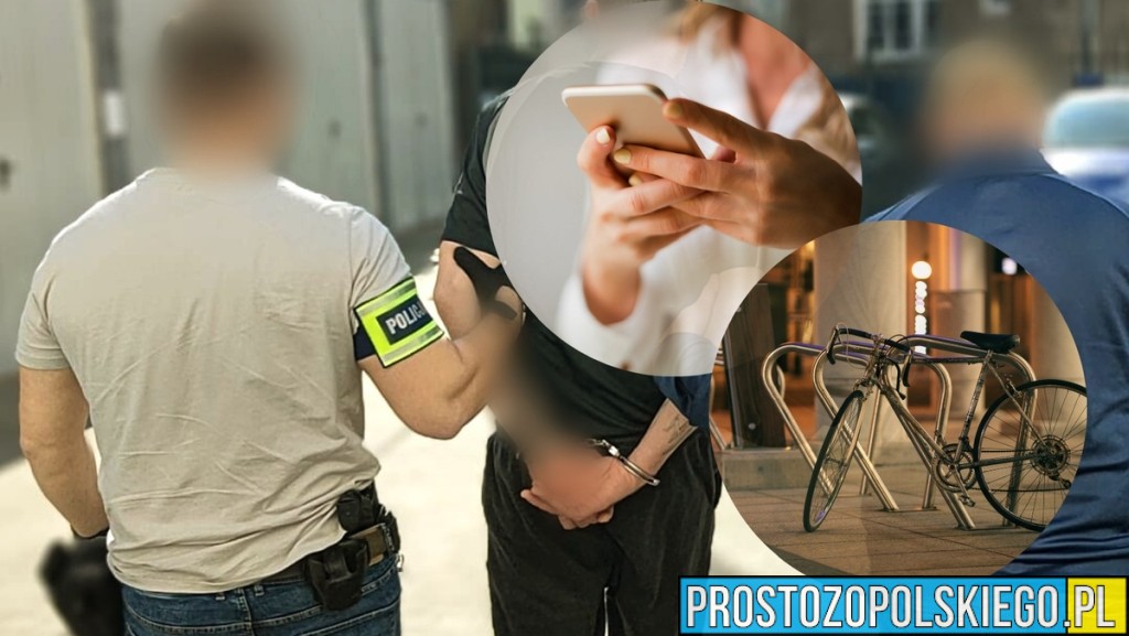Strzelce Opolskie: szybkie zatrzymanie złodzieja roweru i telefonu
