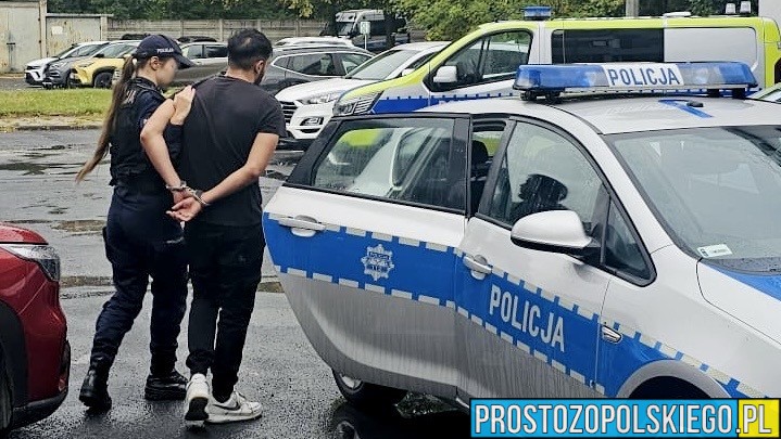 Kędzierzyn-Koźle: kolizja drogowa zakończyła się zatrzymaniem poszukiwanego 26-latka