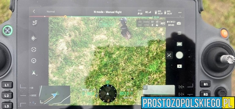 Silny wybuch w lesie między Niwnicą a Hajdukami Nyskimi