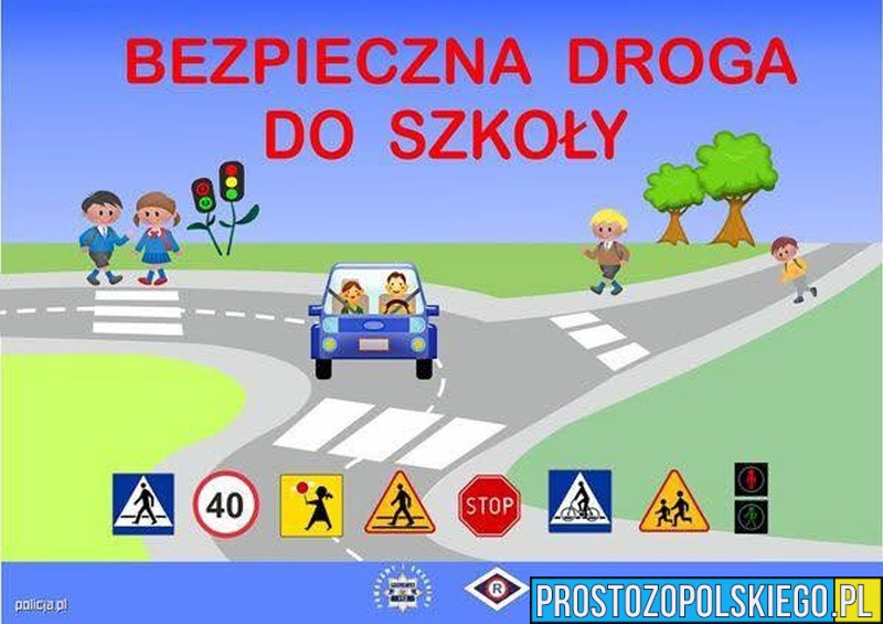 bezpieczna droga do szkoły, akcja policyjna, policja przy szkołach, prewencyjna akcja policji, policja przy przejściach, policja koło szkół, policja opole, policja przy szkołach w Opolu, opolska policja,