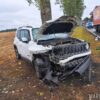 Wypadek na DK42/DK43 w powiecie oleskim. Kierowca jeepa miał ponad 2 promile