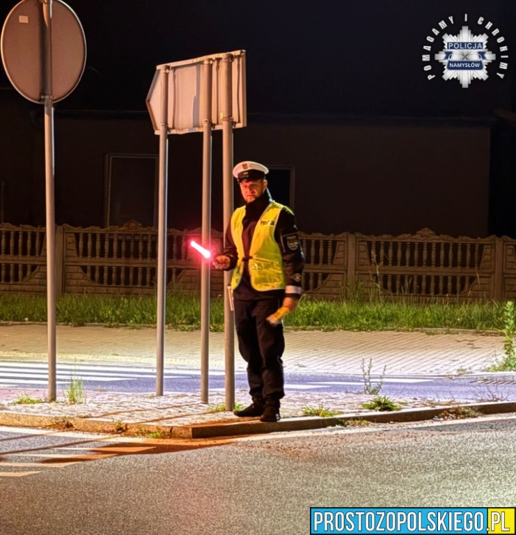 policja namysłów, działania policji, akcja policji, 500 kontroli, namysłów policjanci, policja w naamysowie,