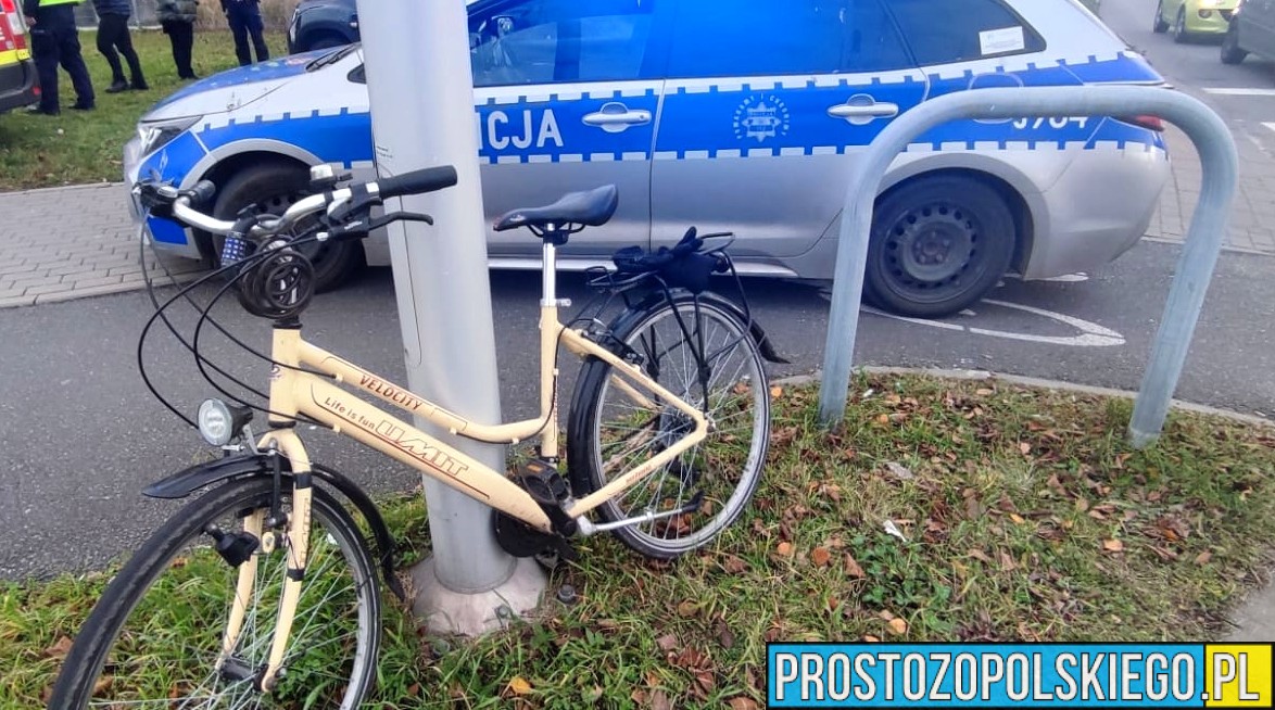 Nietrzeźwy rowerzysta wymusił pierwszeństwo radiowozowi w powiecie strzeleckim