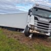 Wypadek ciężarówki na autostradzie A4 przy MOP Jankowice Wielkie. Kierowca miał dużo szczęścia