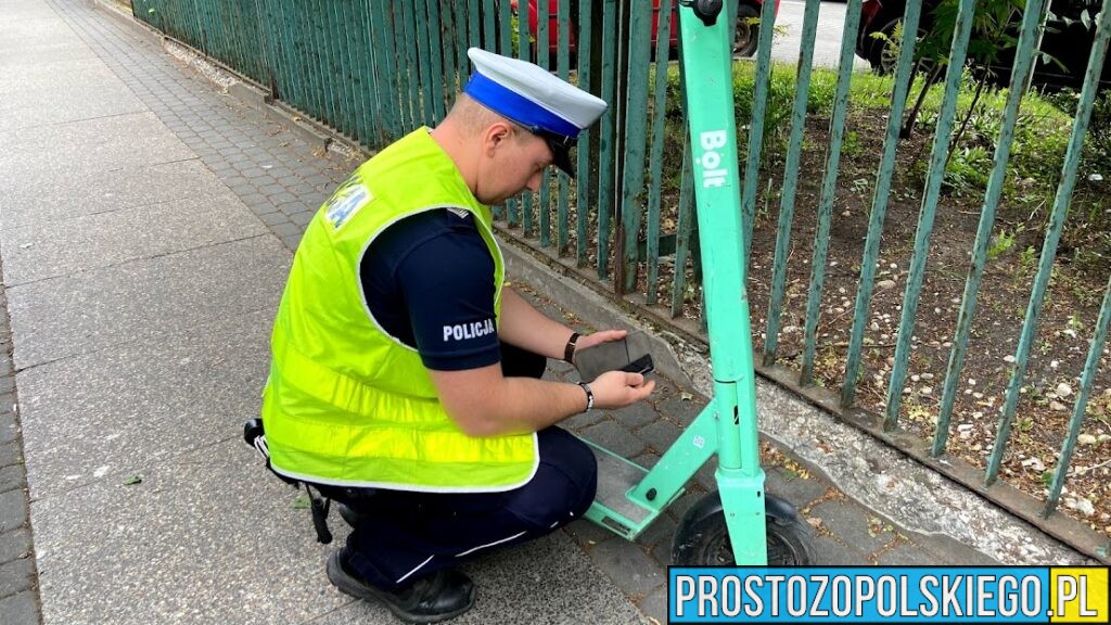 Nietrzeźwy obywatel Ukrainy jechał hulajnogą w Kędzierzynie-Koźlu – miał ponad 2,5 promila