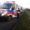 Wypadek karetki i trzech samochodów osobowych na DK41 w Rudziczce. Jedna osoba ranna