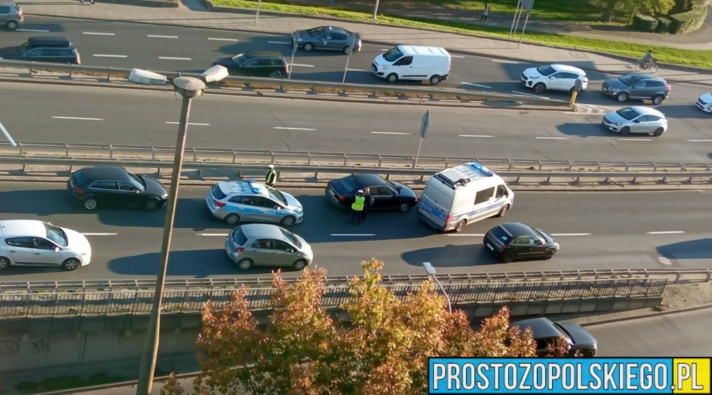 Opole: pijany kierowca zatrzymany na estakadzie. Wiózł 3-latka