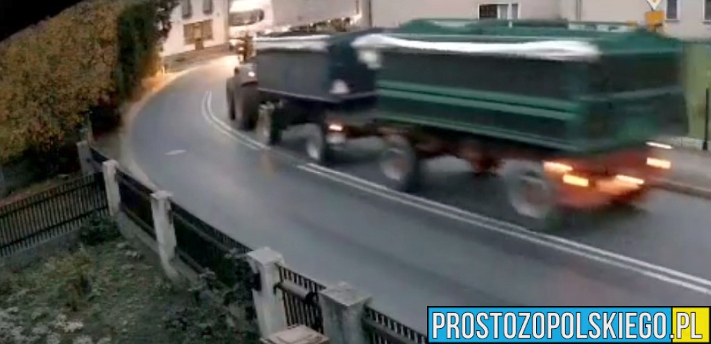 wypadek ciągnika, zderzenie z ciągnikiem, zderzenie z traktorem, wypadek z ciągnikiem rolniczym, wydadek krapkowice, wypadek, krępna,