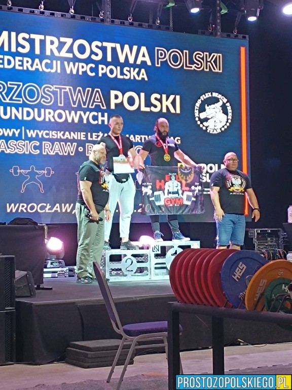 marcin oleksy, trójbój siłowy, wice mistrz w kraju, mistrostwa w trójboju siłowym, zawody, siłowe, siłacz, opolanin mistrzem,