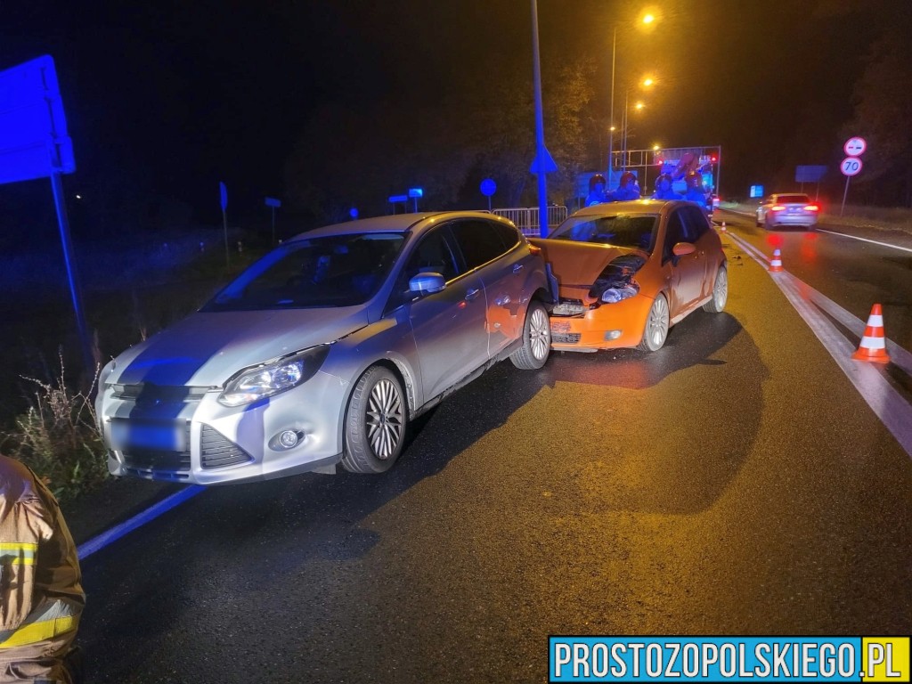 Wypadek na DK46 w Opolu – zderzenie trzech samochodów na ul. Arka Bożkawypadek, wypadek w opolu, zderzenie trzech aut, wypadek przy działkach, wypadek przy zjeśdzie na działki, wypadek na wylocie z opola,