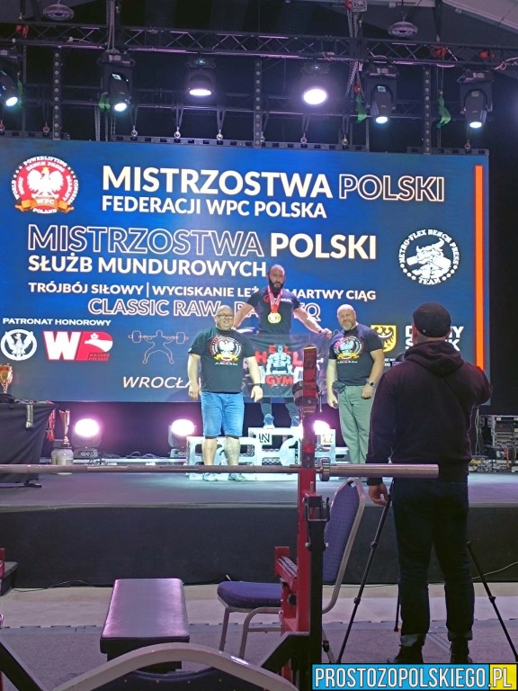 marcin oleksy, trójbój siłowy, wice mistrz w kraju, mistrostwa w trójboju siłowym, zawody, siłowe, siłacz, opolanin mistrzem,