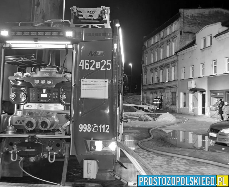 Tragiczny pożar w Głuchołazach przy ulicy Opolskiej – nie żyje mężczyzna