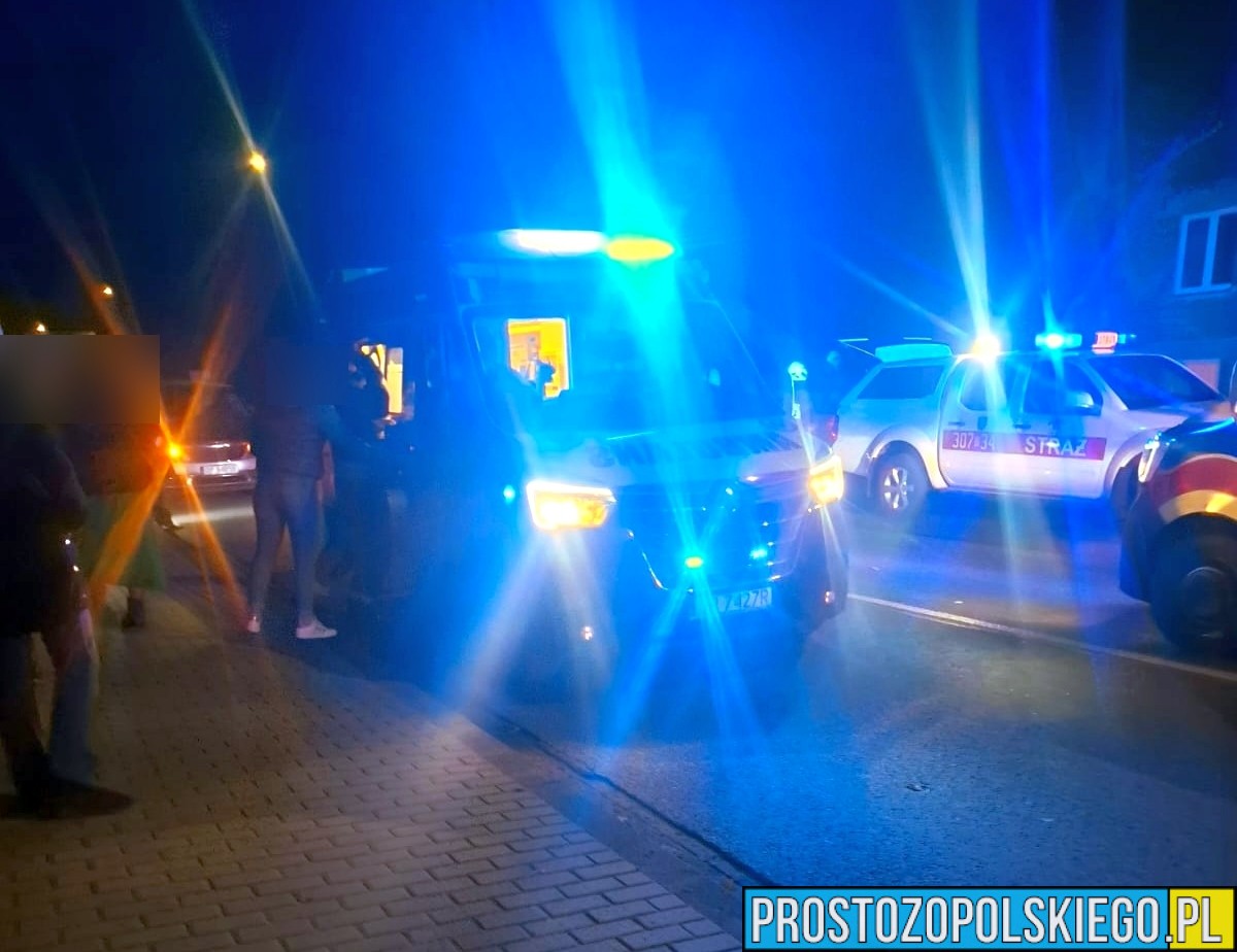 Potrącenie dwóch braci w wieku 10 i 7-lat w miejscowości Kup koło sklepu dino.