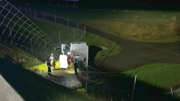 Wypadek busa na autostradzie A4 w rejonie Góry Św. Anny. Kierowca trafił do szpitala