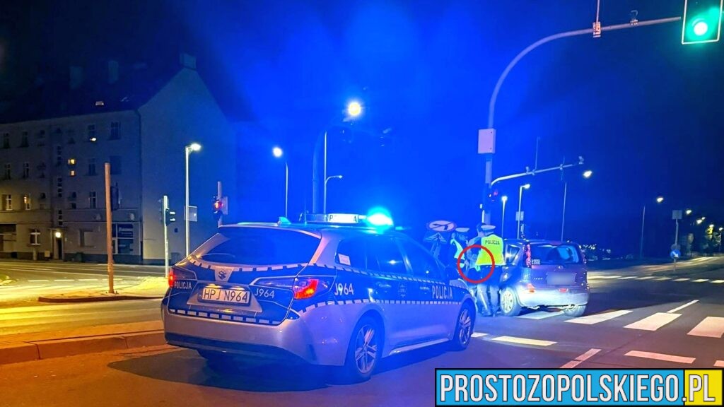 Wypadek na skrzyżowaniu Niemodlińska – Wrocławska w Opolu. Kierujący 18-latek miał 1,85 promila