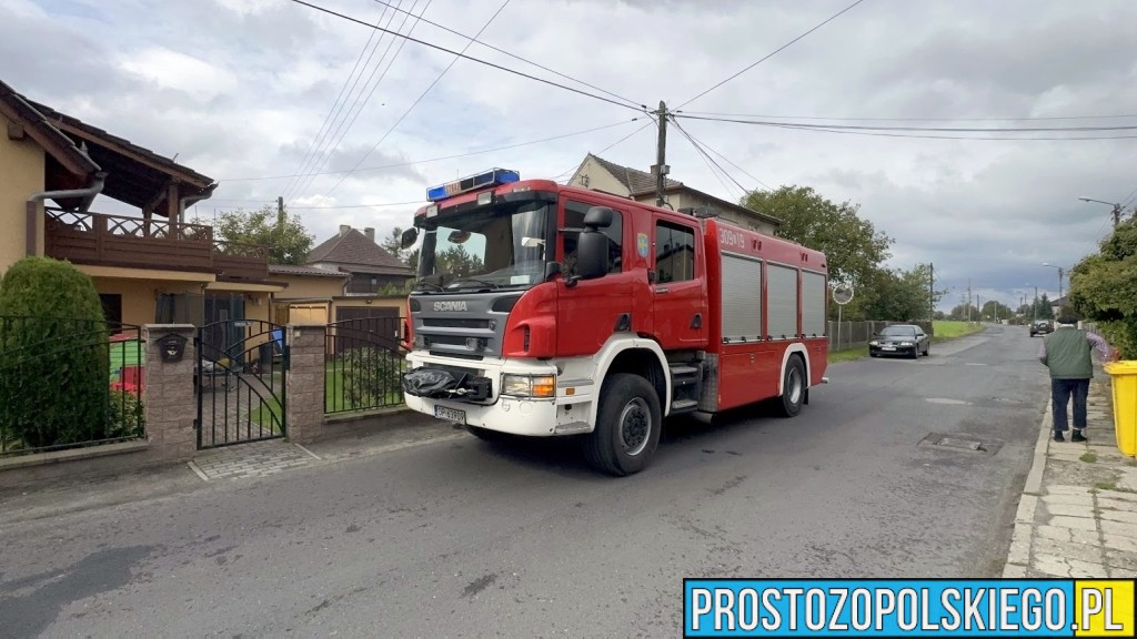 pożar domu, pożar domu w opolu, straż gasiła dom, pożar domu w Opolu na Olimpijskiej, olimpijska pożar domu, 