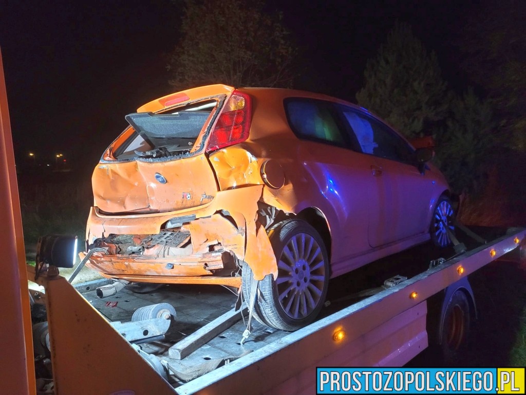 wypadek, wypadek w opolu, zderzenie trzech aut, wypadek przy działkach, wypadek przy zjeśdzie na działki, wypadek na wylocie z opola,