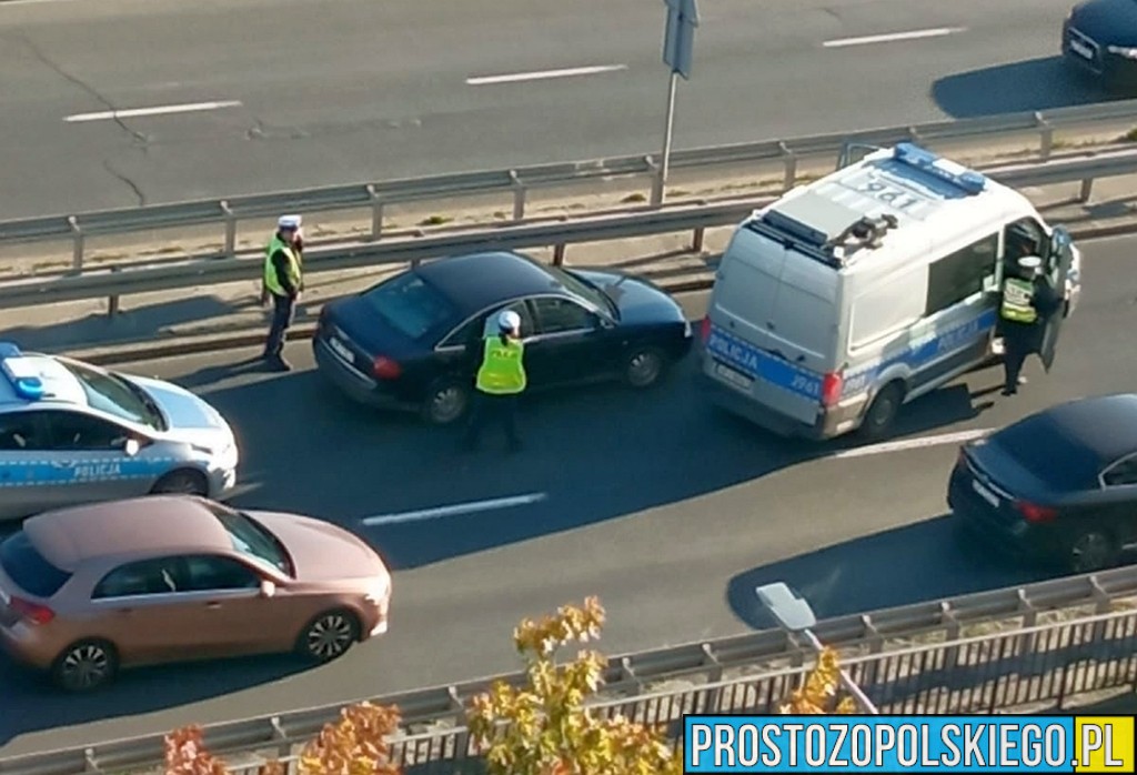 Opole: pijany kierowca zatrzymany na estakadzie. Wiózł 3-latka