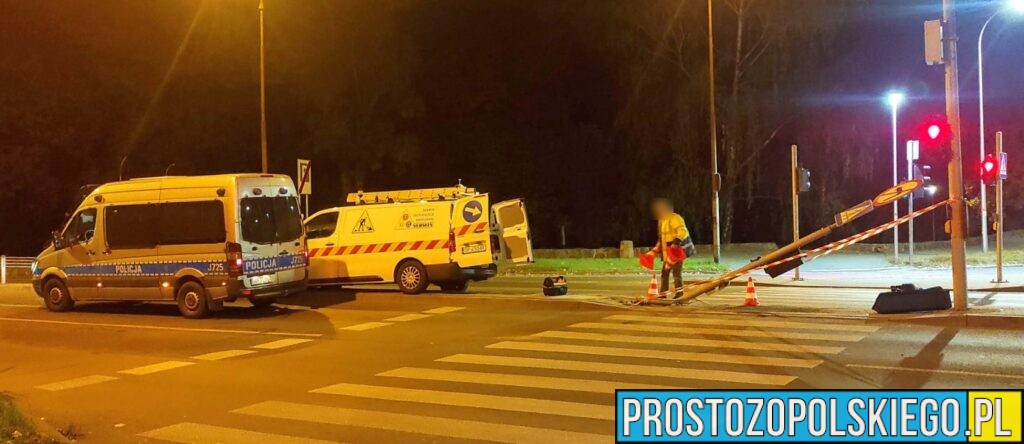 Wypadek na skrzyżowaniu Niemodlińska – Wrocławska w Opolu. Kierujący 18-latek miał 1,85 promila