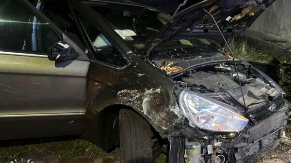 Brzeg: 16-latek ukradł kluczyki od forda i rozbił auto mając blisko 2 promile