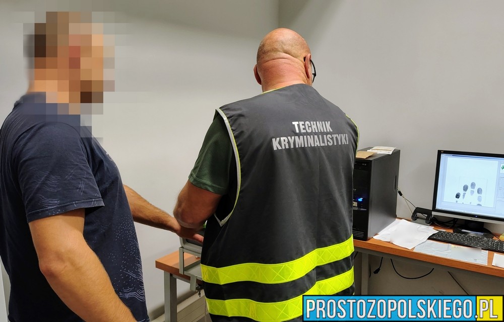 Groźby, ogień i policyjny pościg – 37-latek z Brzegu zatrzymany za podpalenie auta