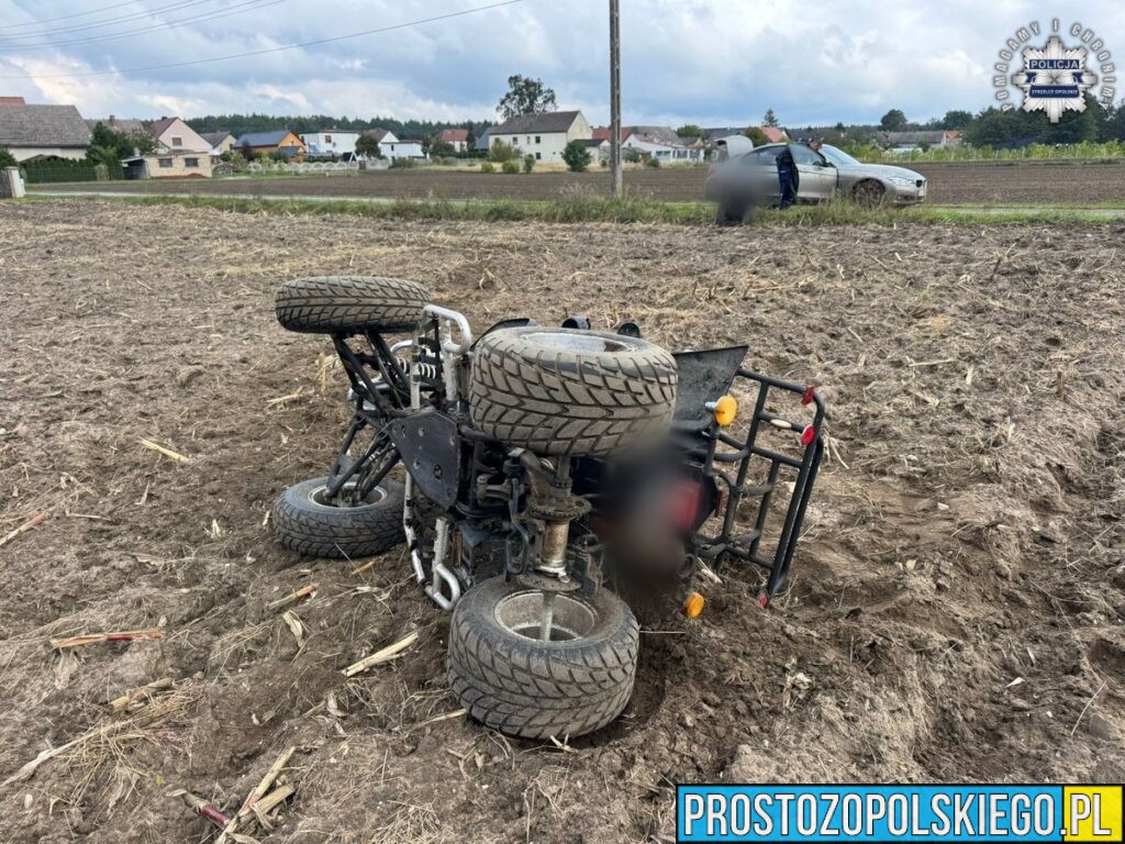 Barut: Nietrzeźwy kierowca czterokołowca uciekał przed policją