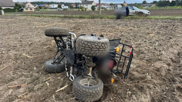 Barut: Nietrzeźwy kierowca czterokołowca uciekał przed policją