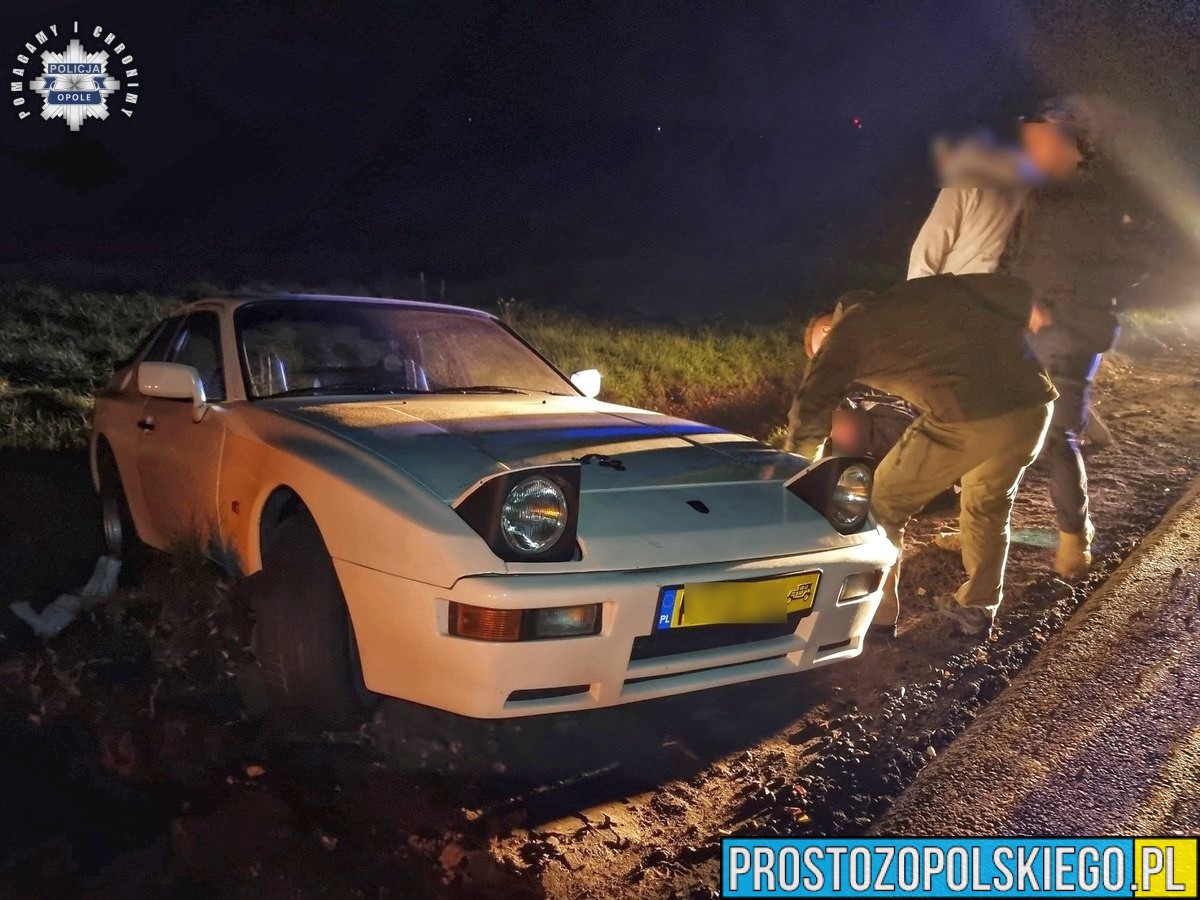 19-latek ukradł zabytkowe porsche i próbował je podpalić. Został zatrzymany po pościgu