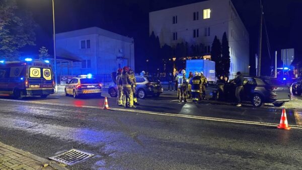 Wypadek na skrzyżowaniu ulic Biasa i Wojska Polskiego w Opolu. Jedna osoba trafiła do szpitala