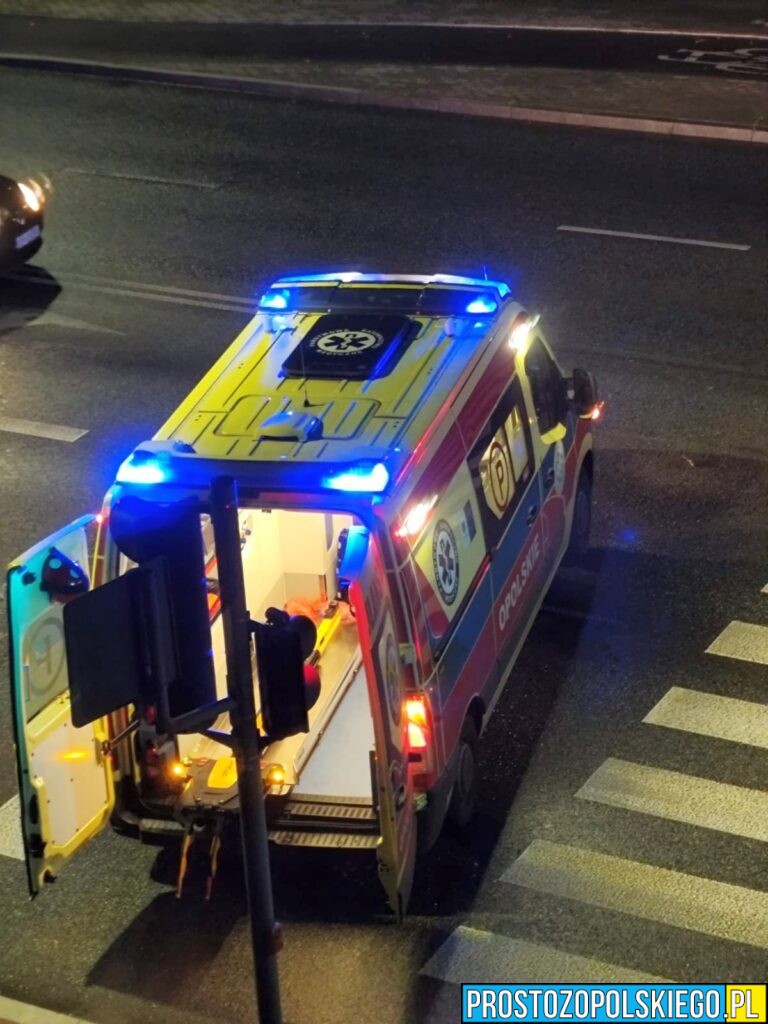 poważny wypadek, wypadek rowerzysty, poważnie zraniony, dramatyczny wypadek, dramatyczna akcja, rowerzysta na przejeździe rowerowy, rowerzysta upadł, elementy ciała w zębatkach, wypadek Opole, prosto z opolskiego, 