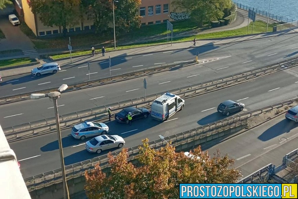 Opole: pijany kierowca zatrzymany na estakadzie. Wiózł 3-latka