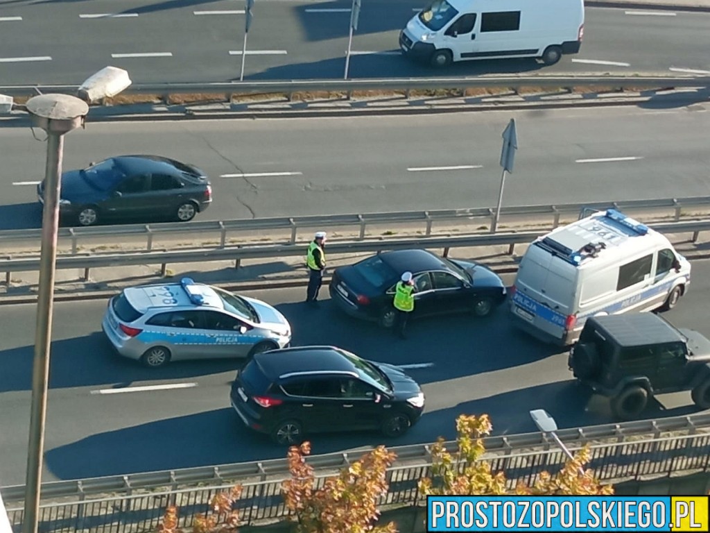 Opole: pijany kierowca zatrzymany na estakadzie. Wiózł 3-latka