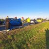 Wypadek na DK42 w Kamienisku – zderzenie dwóch samochodów