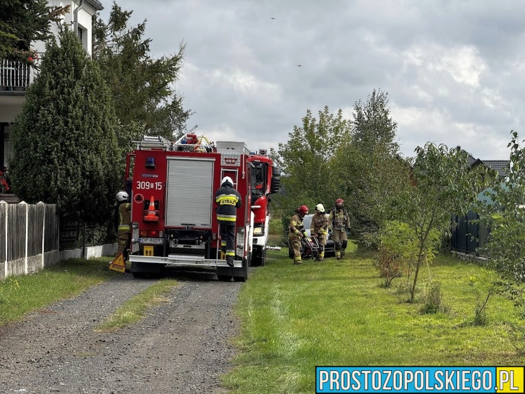 pożar domu, pożar domu w opolu, strzą gaziła dom, pożar domu w Opolu na Olimpijskiej, olimpijska pożar domu, 
