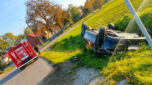 Zderzenie dwóch samochodów w Kujakowicach Górnych – na szczęście nikt nie ucierpiał