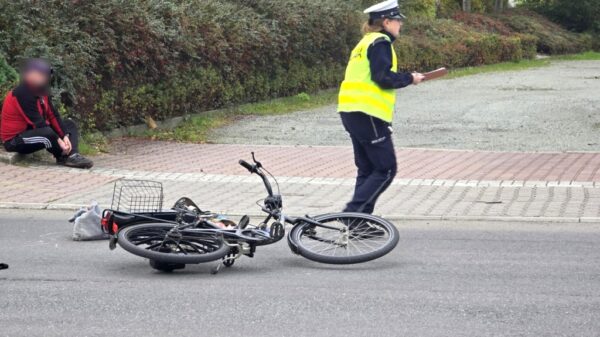 Wypadek w Gogolinie. Rowerzysta potrącony przez samochód ciężarowy