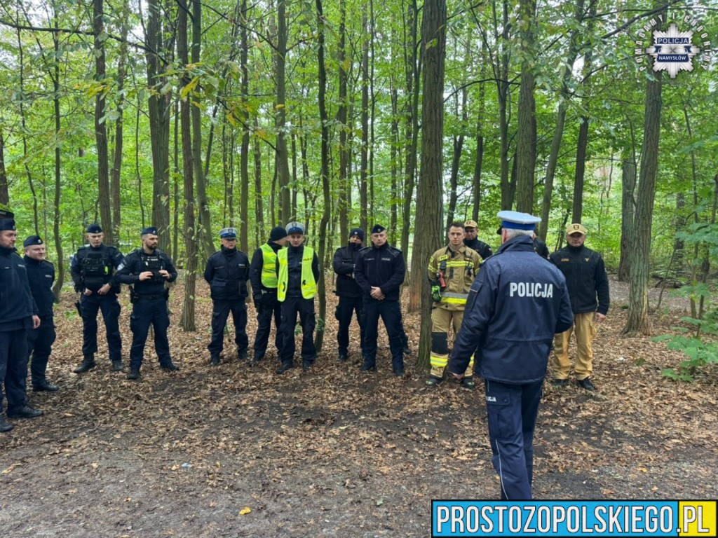 Ćwiczenia sztabowe policjantów z Namysłowa – doskonalenie procedur poszukiwawczych