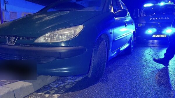 Kluczbork: 28-latek z cofniętymi uprawnieniami zatrzymany za jazdę po alkoholu