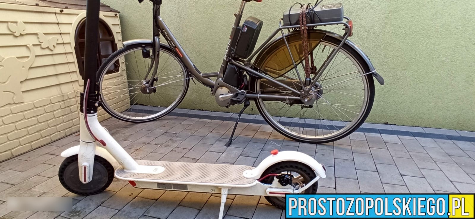 Jemielnica: Policjanci odzyskali skradzioną hulajnogę elektryczną wartą 1700 zł