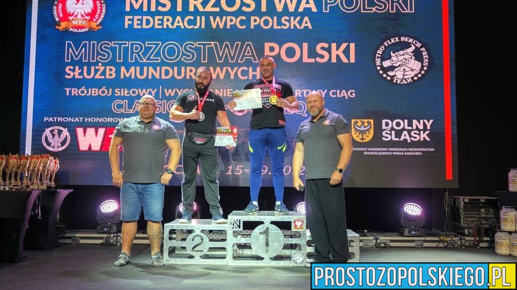 Marcin Oleksy z Opola z rekordem Polski i tytułem wicemistrza kraju w trójboju siłowym